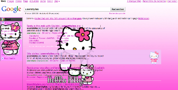 Google Hello-kitty theme updated