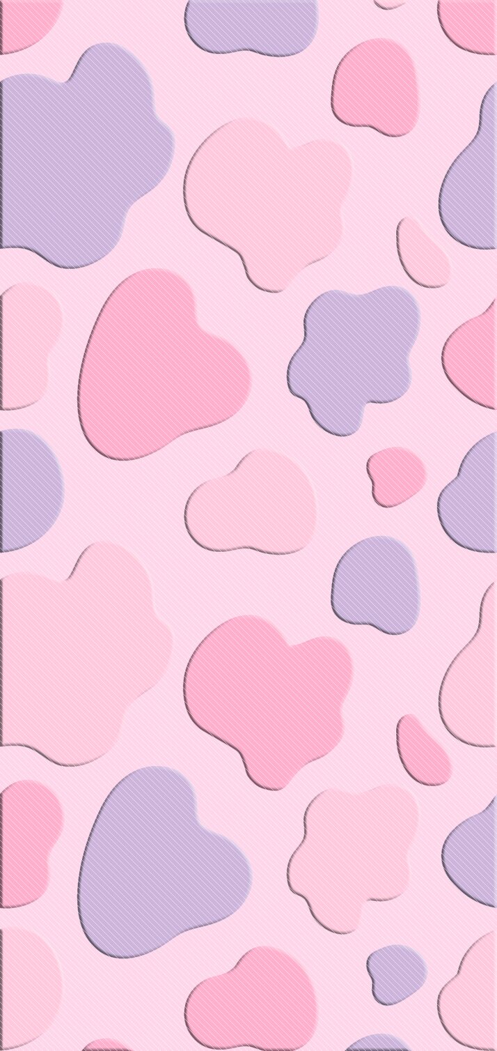 Aesthetic Pastel Cow Print >v<