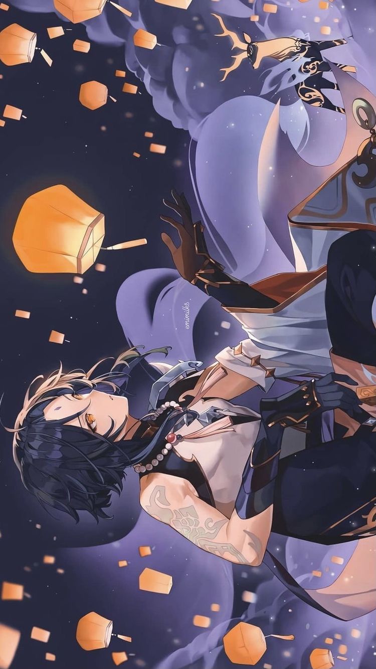 Aesthetic Xiao youtube wallpaper