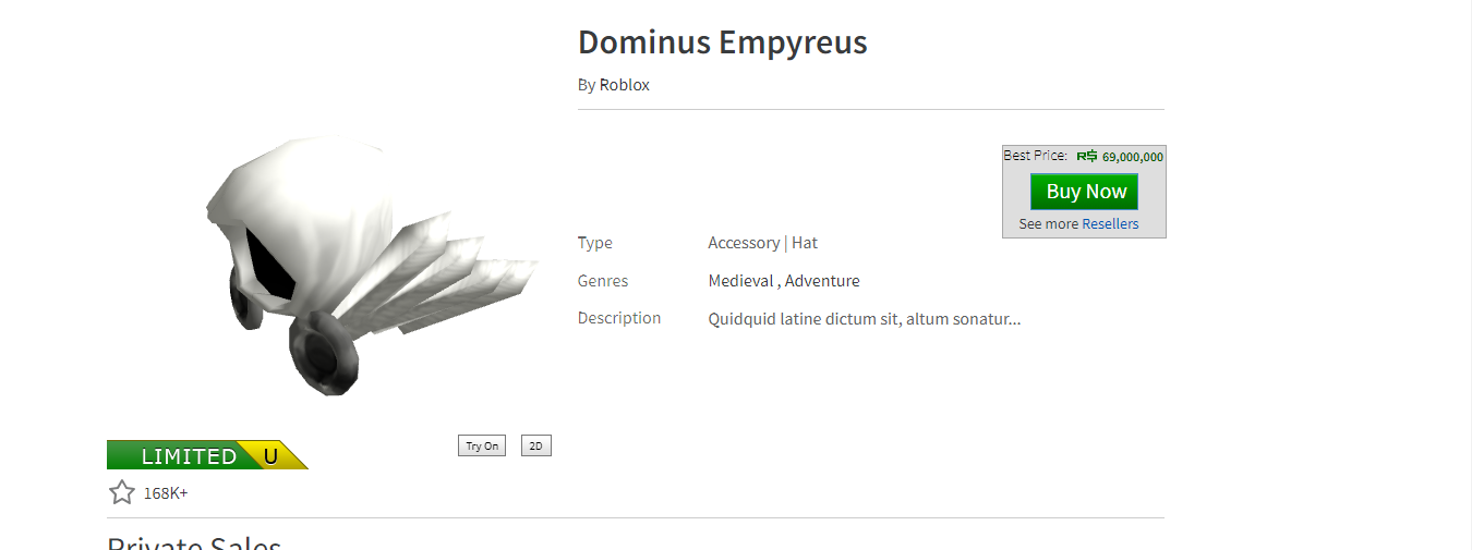 ROBLOX 2016 Catalog Item Viewer (Still Alive)