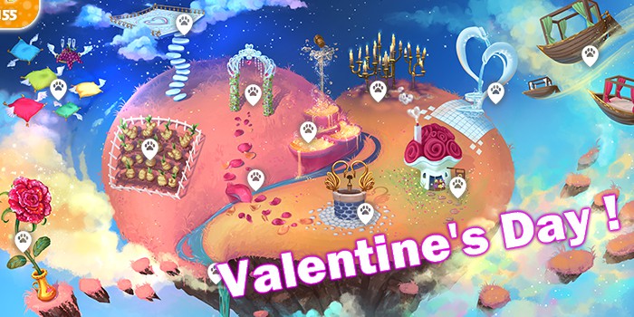 Eldarya map St-Valentin 2023