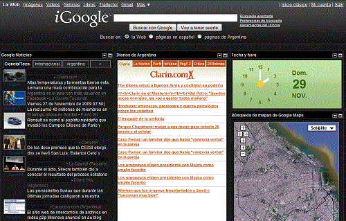iGoogle Dark Gray compact v1.0