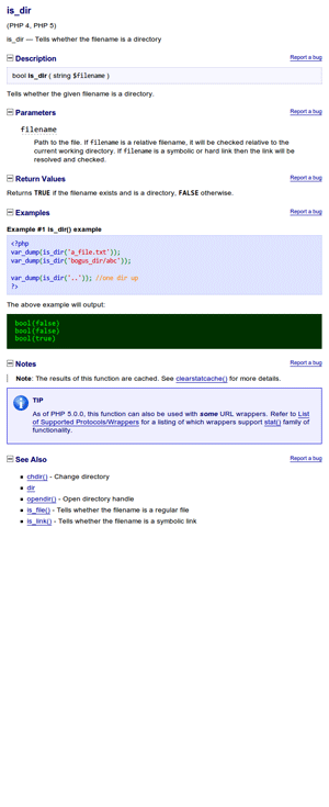 A less-difficult-to-look-at php.net