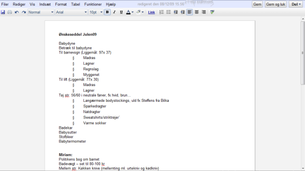 Google Docs for small screens