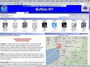 NOAA (weather) forecast improvements