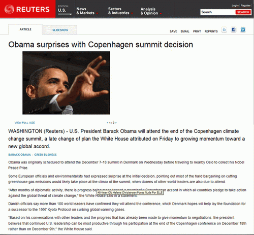 Reuters (Revamped Dec 2009) - Just the news