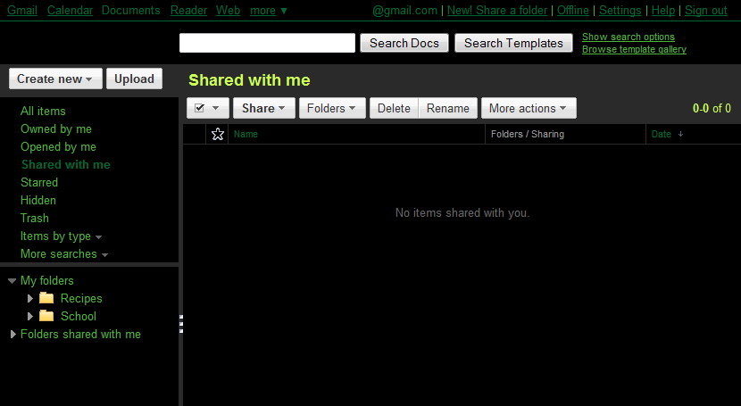 Google Docs - Colors Tweak - Grey & Green (Dark)