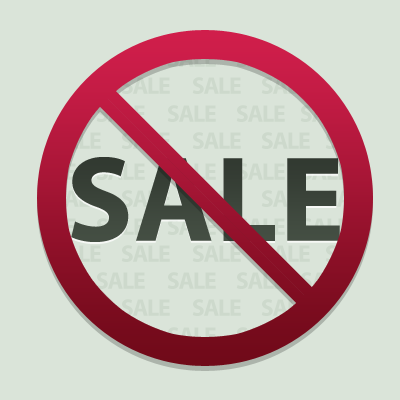 dA - no more sales