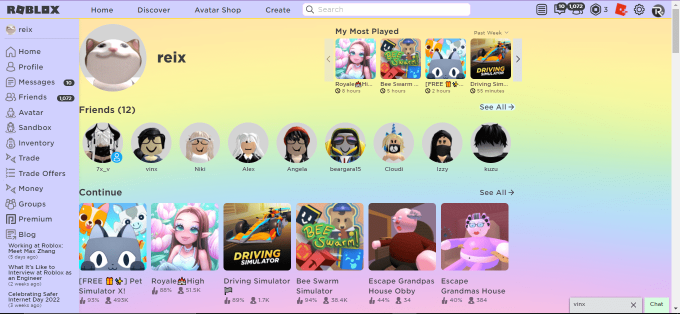 Pastel Rainbow ROBLOX THEME