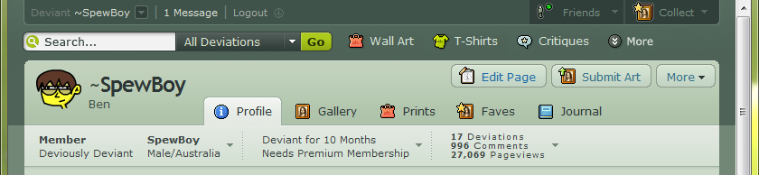 deviantART - Strata40 Compatibility + Cleanup