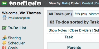 Toodledoish - By VINTOM.com