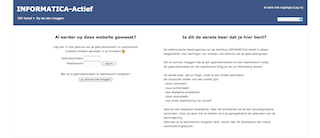 Cleaner layout for Informatica-actief