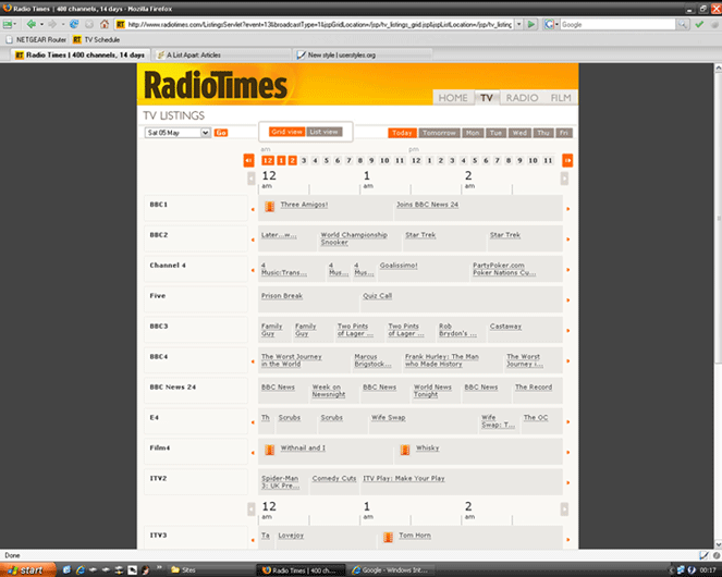 Radio Times Lite