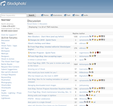 Hide Left Nav on iStockphoto