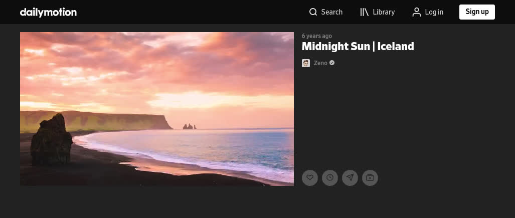 Dailymotion dark theme