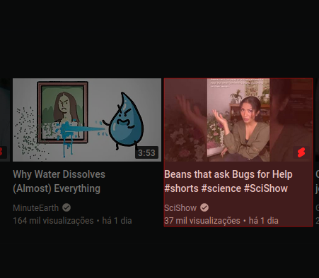 Youtube - hide Shorts from Subscriptions