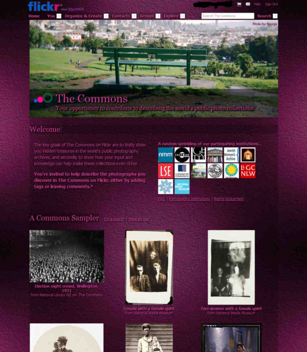 Flickr - Dark with Purple Background