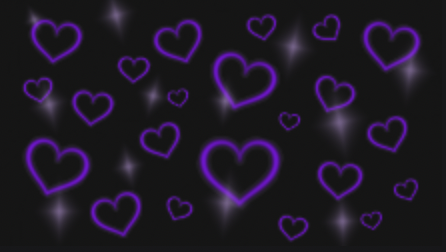 y2k cyber indie neon purple hearts <3