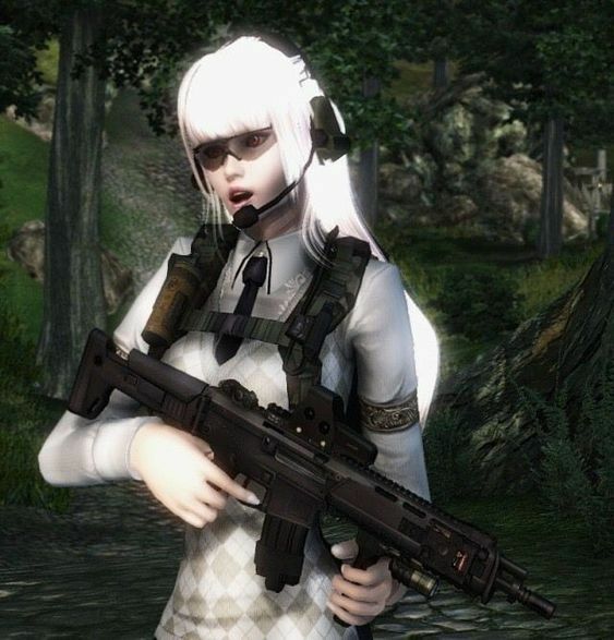 emo anime gun