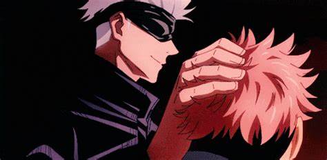 yuji and gojo gif<3