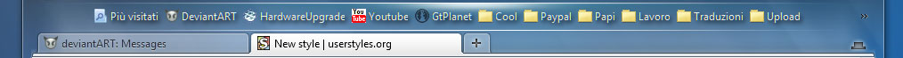 Bookmarks Toolbar - Steel89 Style - Lite Version