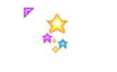 small rainbow stars cursor