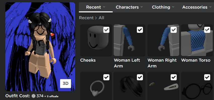 dark blue roblox avatar custom bg