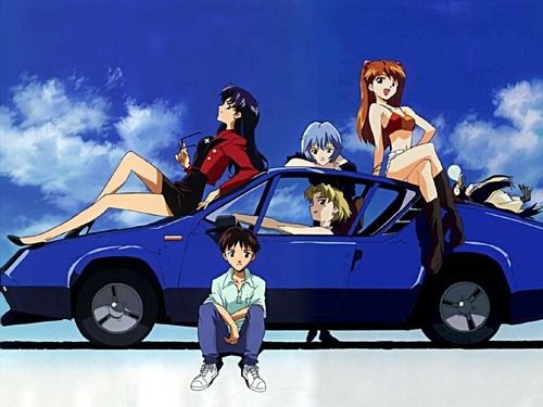 evangelion and car =3