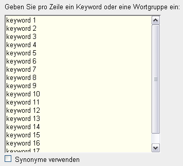 Google AdWords Keyword Tool Textarea increaser