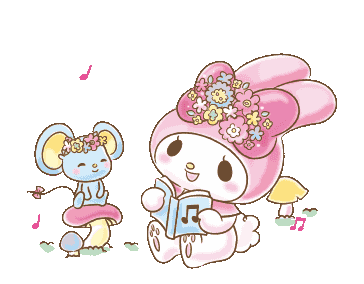 ♡ my melody youtube logo 2