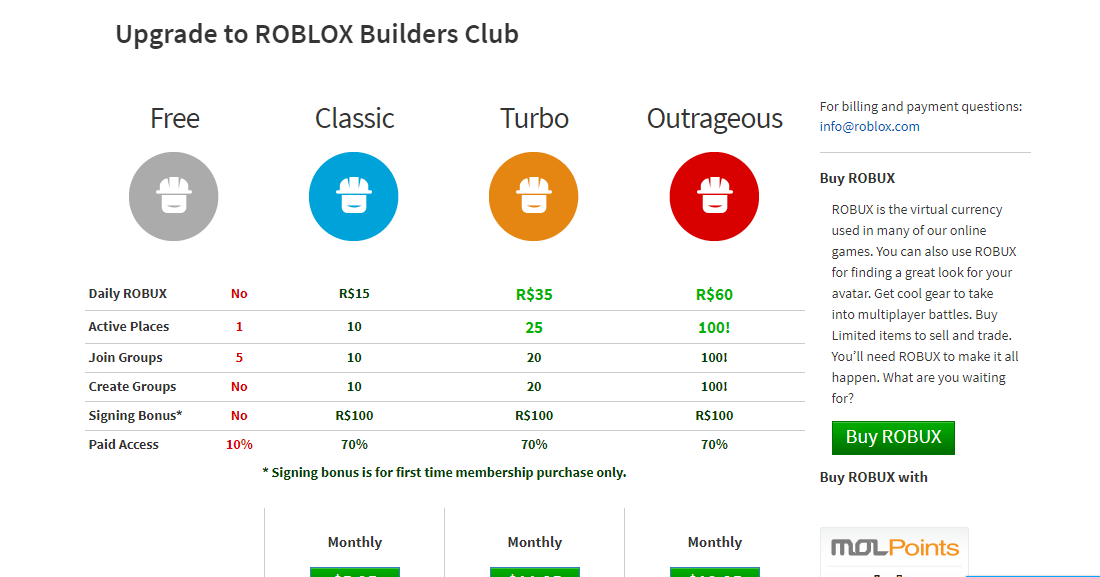 UPDATE: ROBLOX BUILDERS CLUB PAGE RECONSTRUCT WIP