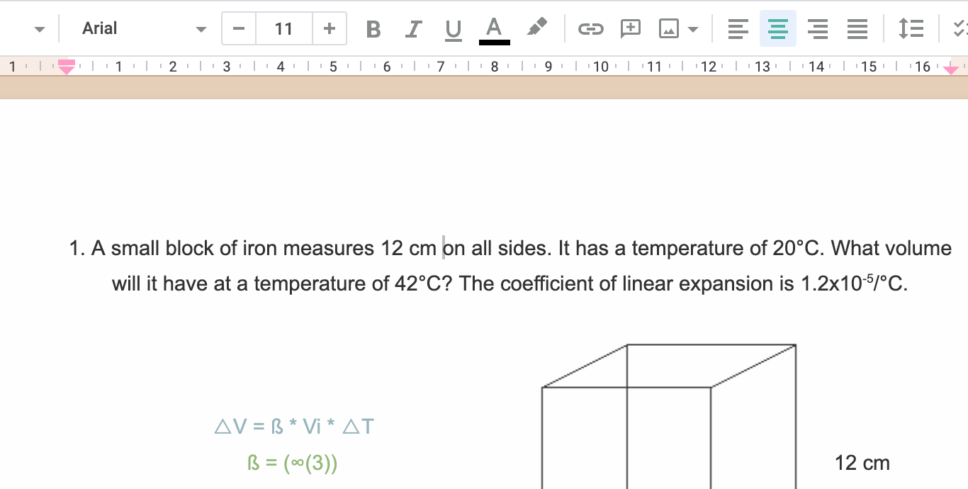 Beige Google Docs