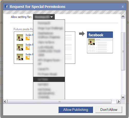 FB Connect modalbox with scroll