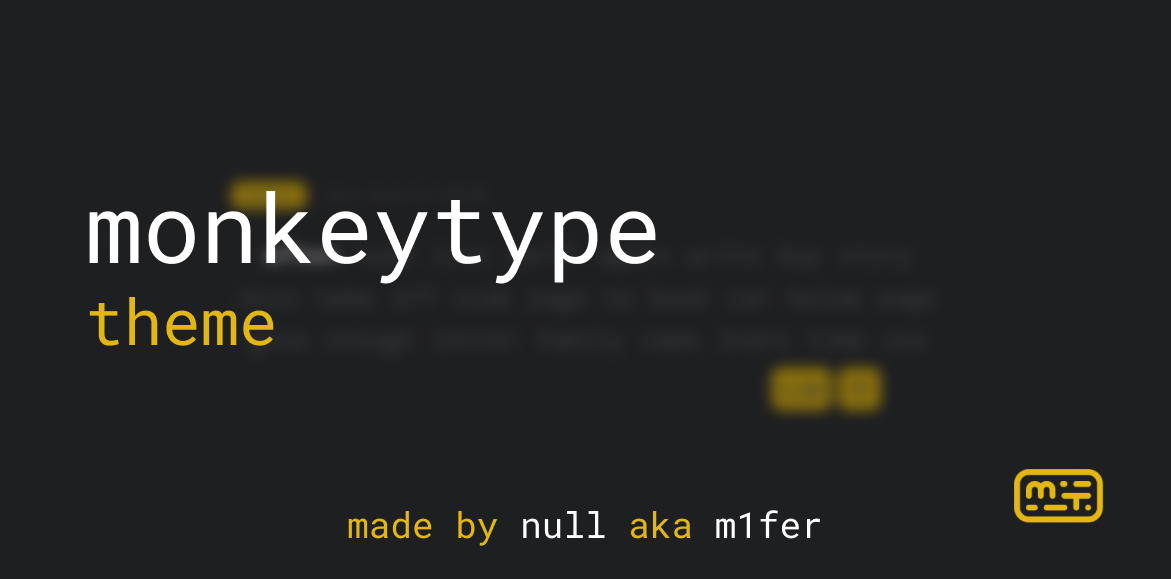 Monkeytype Default Theme for 10fastfingers