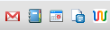 Bookmarks Toolbar — Google site favicons