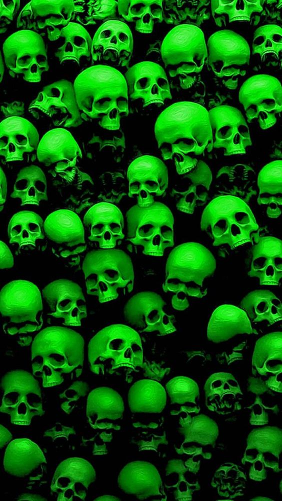 neon green skeleton ROBLOX background