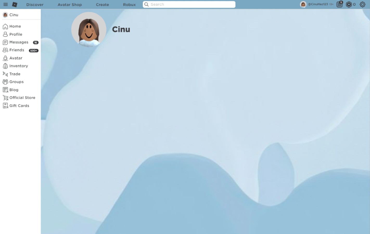 Roblox - Blue Abstract Background