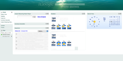 iGoogle - Cleaner Layout