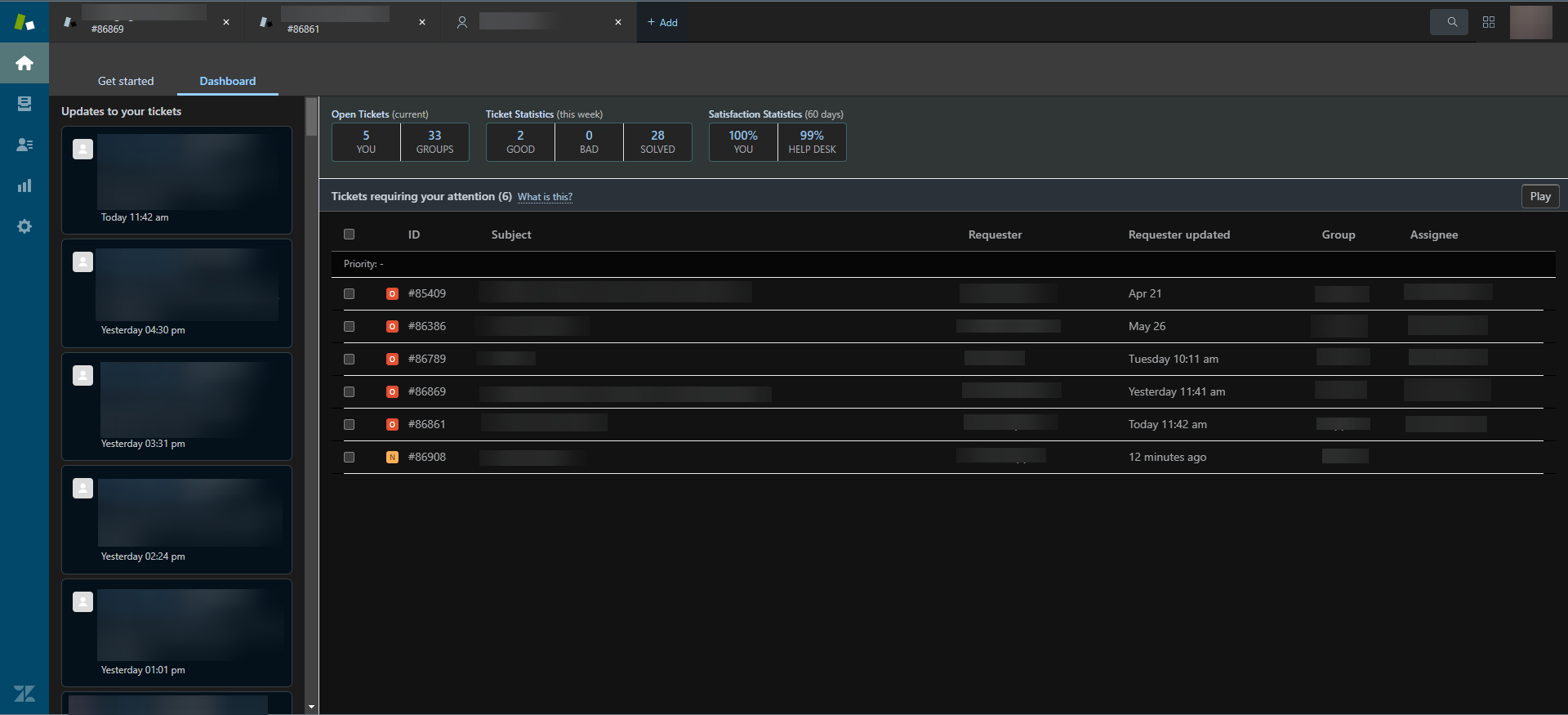 ImthatDESKhere - Zendesk Dark Mode