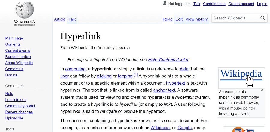 All links become blue