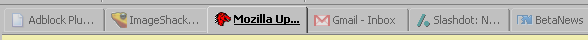 Inactive Tabs Are Less Visible