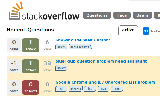 Stackoverflow Trilogy - Curves