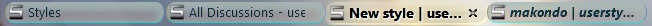 Userstyles.org - silver favicon