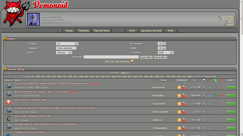 Demonoid - Damien Skin