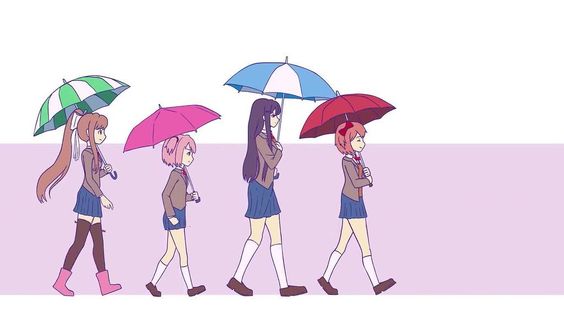 Doki doki literature club - Roblox background
