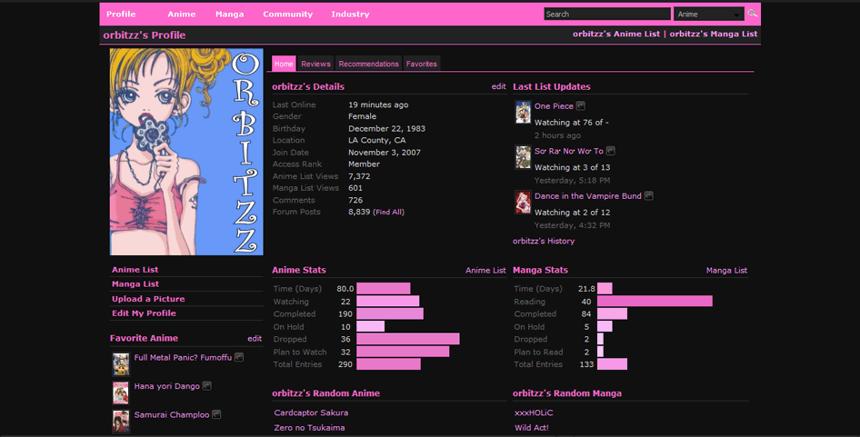 Pink Night MAL