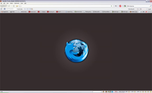 about:blank - Dark Firefox