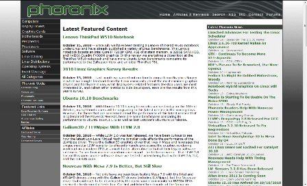 Phoronix - Simpler