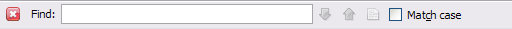 Wider Find Toolbar