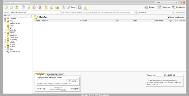 4shared.com - remove ads / no ads